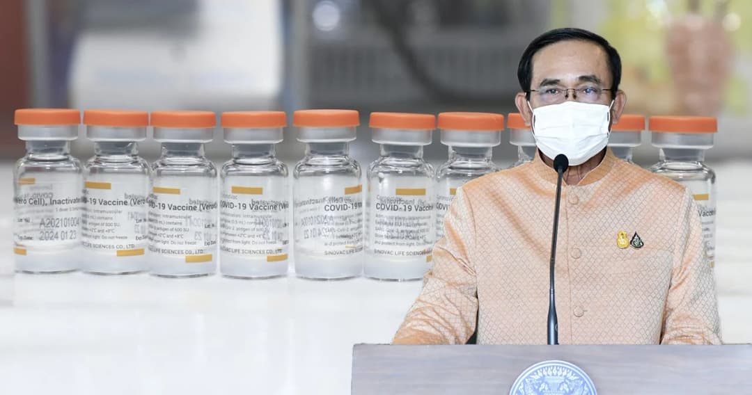 นายกฯ สั่งเดินหน้าปูพรมฉีดวัคซีนเข็มแรกให้ได้มากที่สุด