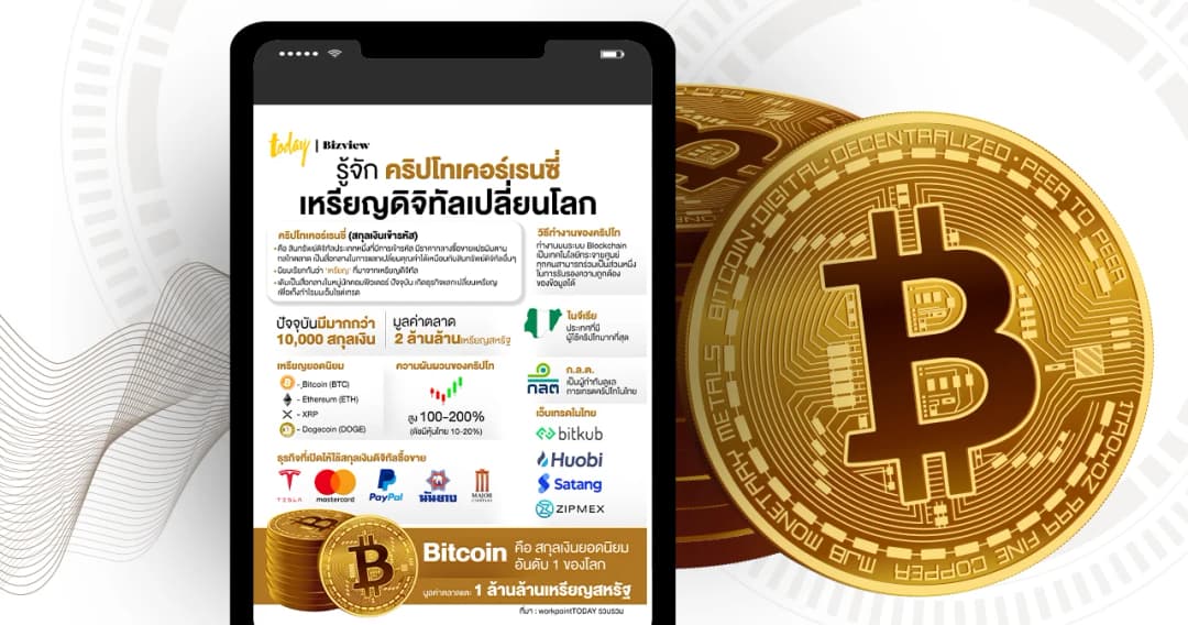 รู้จัก ‘คริปโทเคอร์เรนซี่’ เหรียญดิจิทัลเปลี่ยนโลก