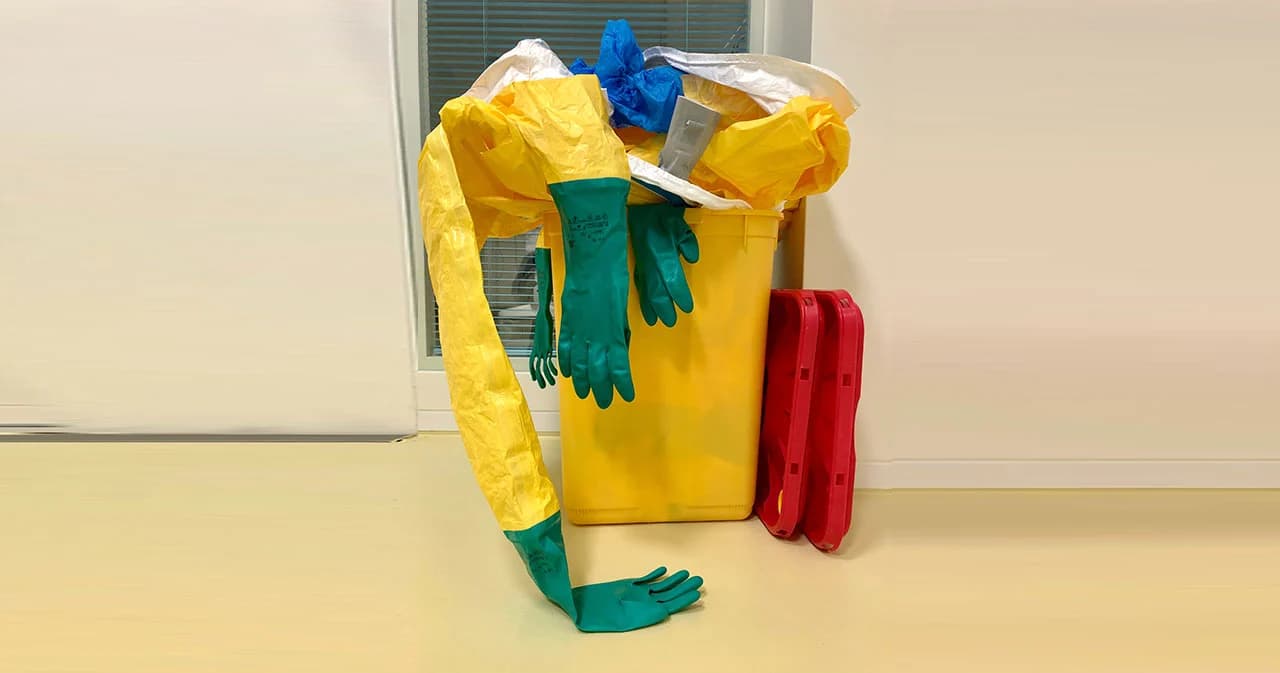 โควิด-19 สร้างขยะติดเชื้อเพิ่มเฉลี่ย 178 ตันต่อวัน