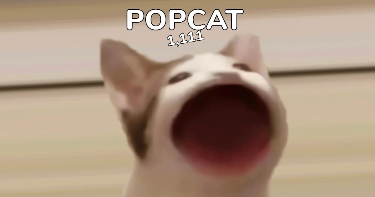 คนไทยรัวกด POPCAT ขึ้นเบอร์ 1 โลก