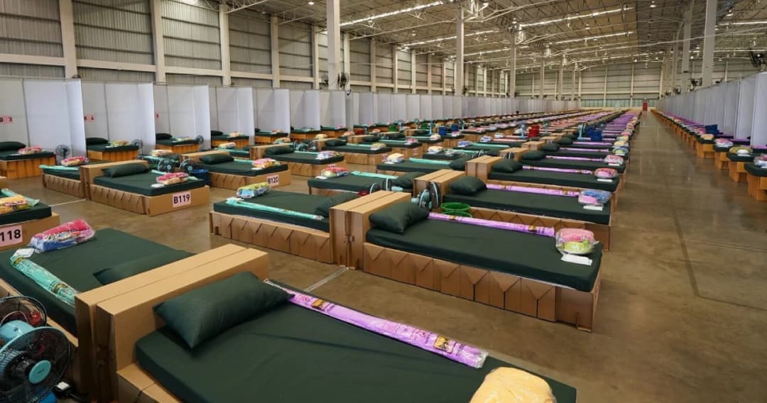 สมุทรปราการ พบผู้ป่วยโควิดมั่วสุมเล่นพนัน แอบมีเพศสัมพันธ์กลุ่ม ใน รพ.สนาม