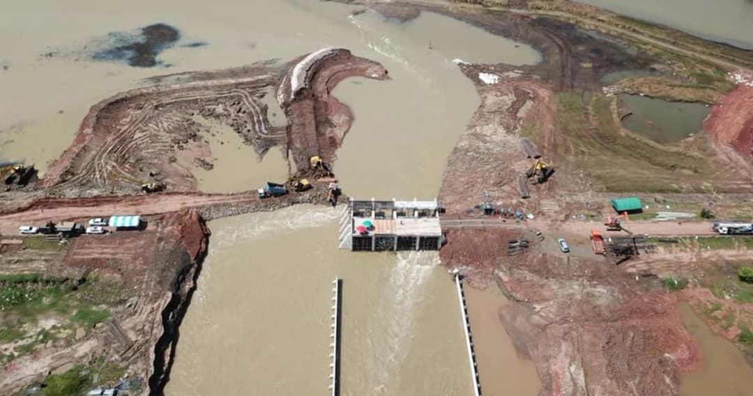 ซ่อมแนวคันดินที่ชำรุด ‘อ่างเก็บน้ำลำเชียงไกร’ เสร็จแล้ว 