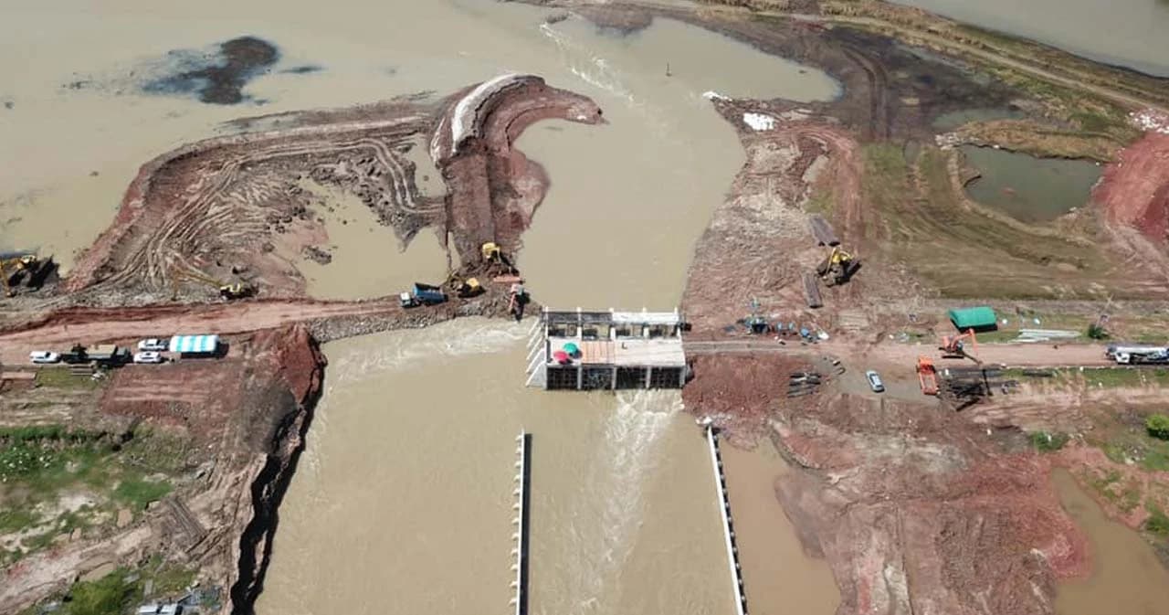 ซ่อมแนวคันดินที่ชำรุด ‘อ่างเก็บน้ำลำเชียงไกร’ เสร็จแล้ว