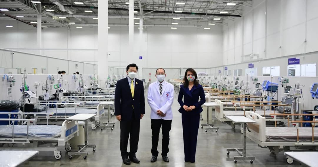 ‘ซีพี–ดับบลิวเอชเอ–จุฬารัตน์’ ผนึกกำลังสร้าง รพ.สนามมาตรฐานระดับภูมิภาค รองรับผู้ป่วยโควิด-19 สีเหลือง สีส้ม