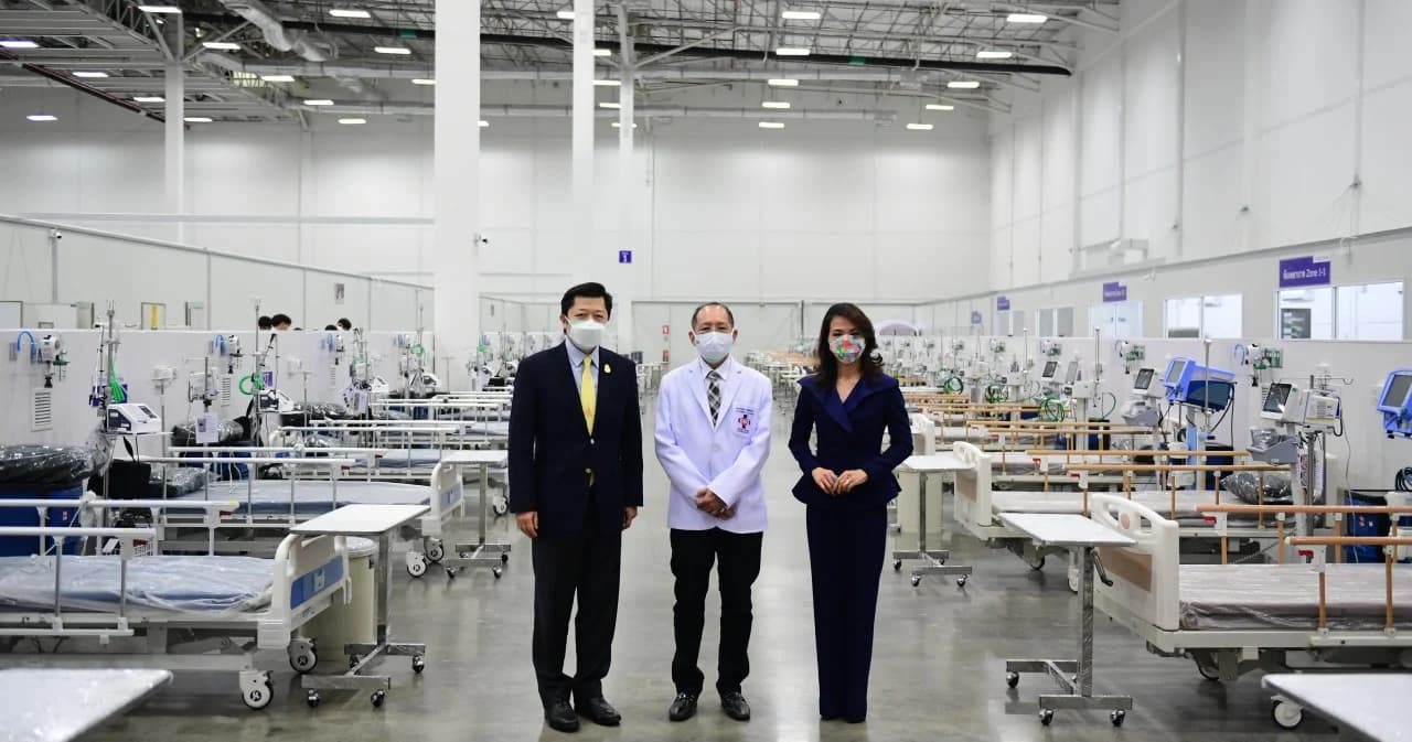 ‘ซีพี–ดับบลิวเอชเอ–จุฬารัตน์’ ผนึกกำลังสร้าง รพ.สนามมาตรฐานระดับภูมิภาค รองรับผู้ป่วยโควิด-19 สีเหลือง สีส้ม