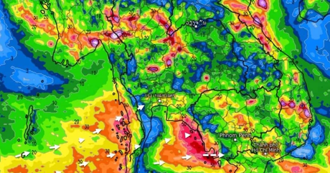 กรมอุตุฯ ประกาศเตือน พายุดีเปรสชัน ‘ไลออนร็อก’ เหนือ-อีสาน ฝนหนัก