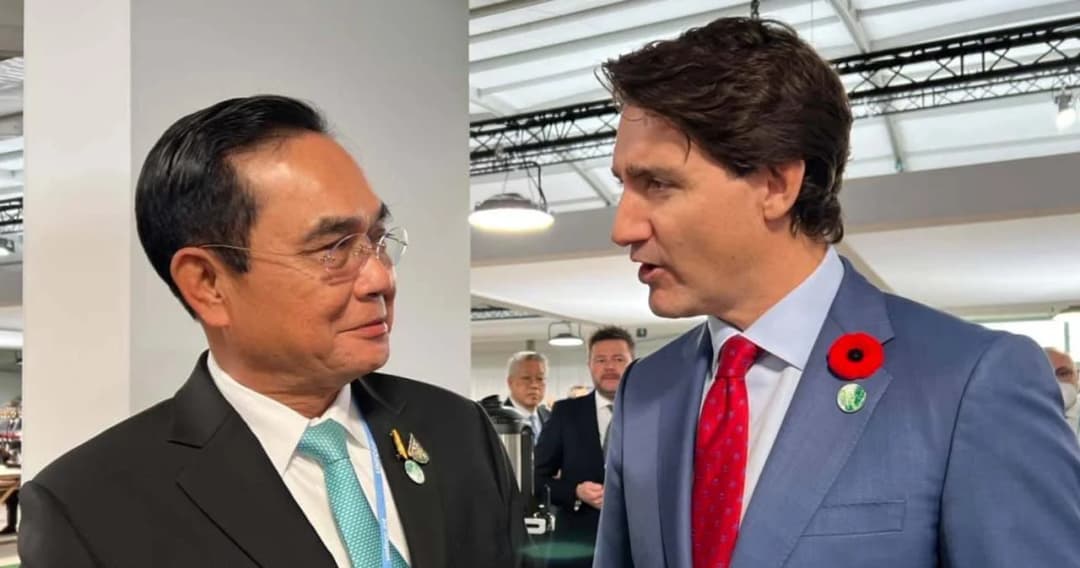 เผยภาพ พล.อ.ประยุทธ์ พบผู้นำโลก ในประชุม COP 26