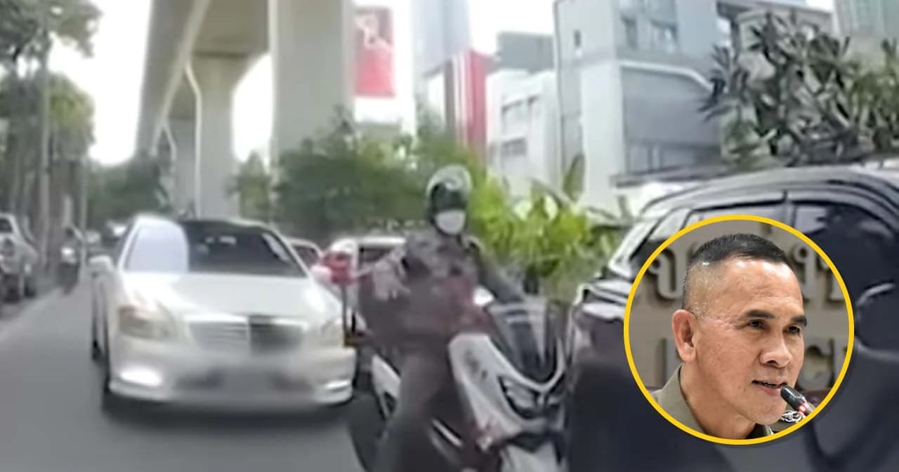 สั่งเด้งตำรวจขี่รถนำเบนซ์ของ ‘หมอบุญ’ แล้ว