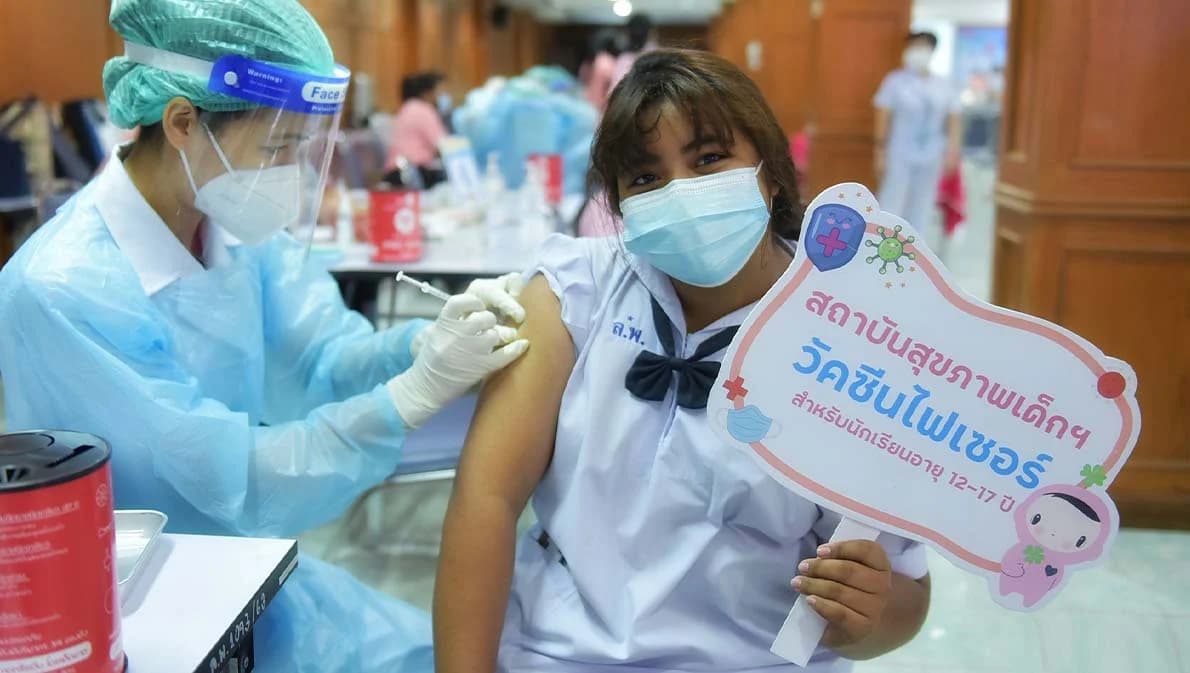 นักเรียนฉีดวัคซีนเข็ม 1 แล้วกว่า 90% จากผู้สมัครใจฉีดกว่า 4,062,239 คน