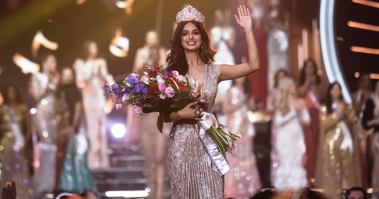 ‘ฮาร์นาซ แซนดู’ นางงามประเทศอินเดียคว้ามงกุฎ ‘Miss Universe 2021’