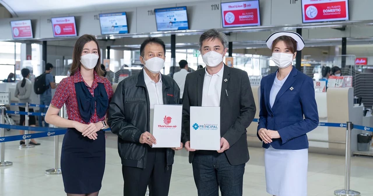 PRINC ผนึกไลอ้อนแอร์ ให้ส่วนลด ATK ตรวจภูมิโควิด-19