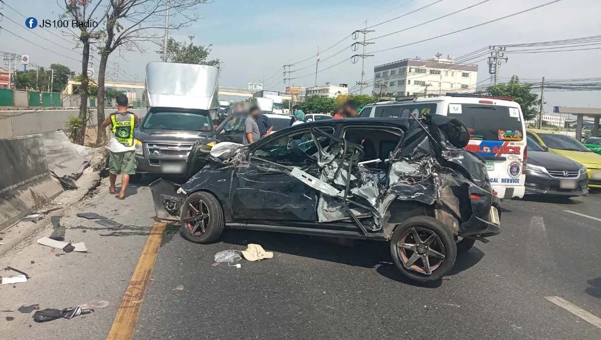 สถิติอุบัติเหตุเทศกาลปีใหม่ เกิดอุบัติเหตุ 362 ครั้ง ผู้เสียชีวิต 39 ราย