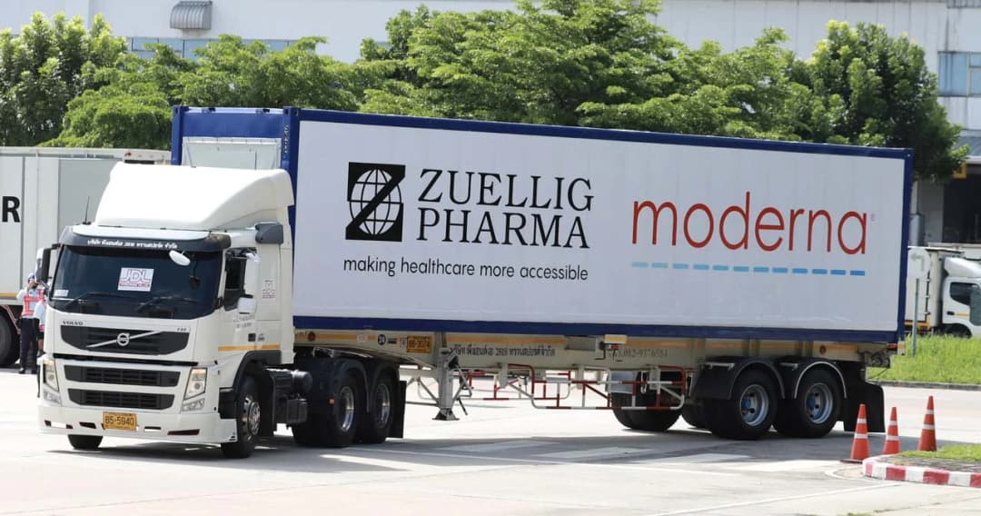 ไทม์ไลน์ ‘วัคซีนโมเดอร์นา’ เข้าไทย 3 วัน ในเดือน ม.ค. รวม 3.7 ล้านโดส