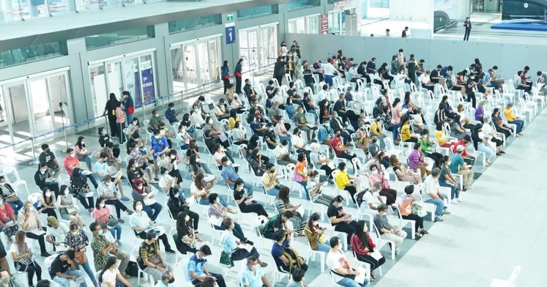 ศูนย์ฉีดวัคซีนกลางบางซื่อ ย้ำ ไม่เปิดวอล์คอินให้ฉีดวัคซีนเข็ม 3  ต้องลงทะเบียนนัดหมายก่อนเท่านั้น