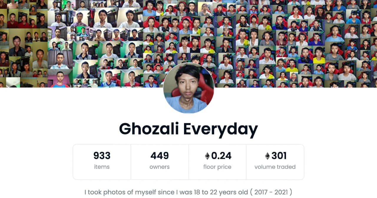 หนุ่มอินโด เซลฟี่หน้าตัวเอง 4 ปี เอาไปขายเป็น NFT ได้เงิน 30 กว่าล้าน