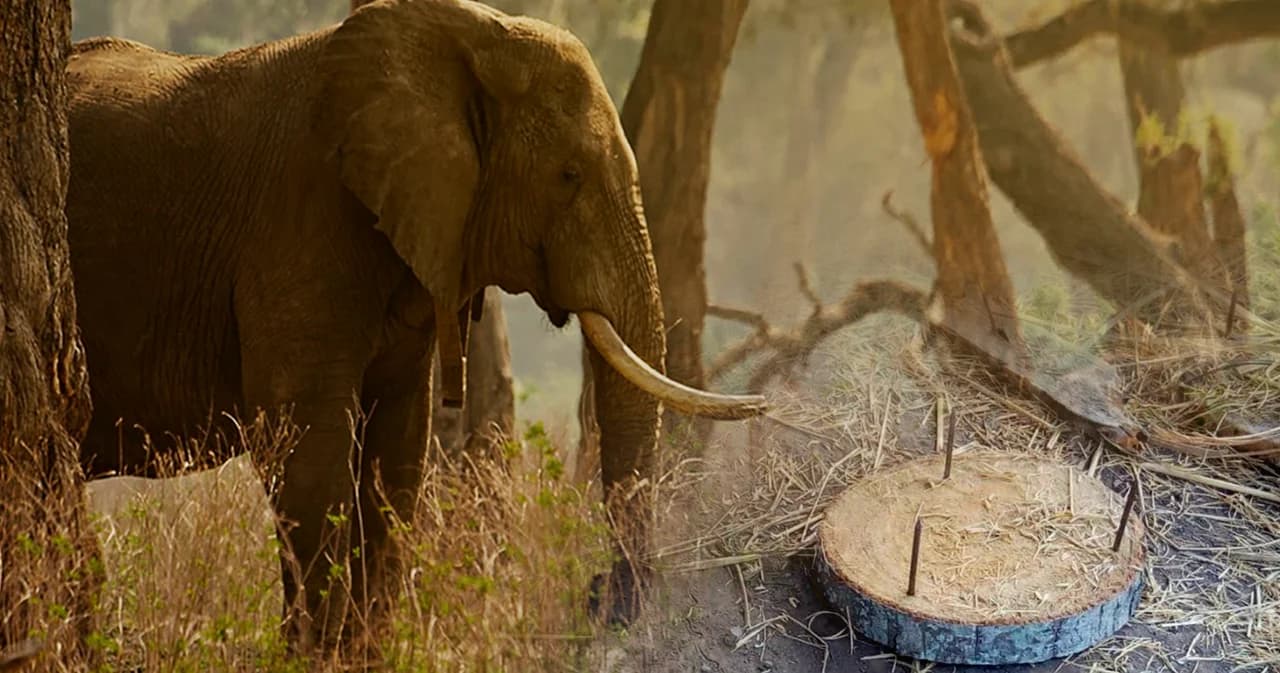 ‘กับดักช้าง’ กับดักที่เลวร้ายที่สุดโดนแล้วไม่ตายทันที #HumanElephantConflict