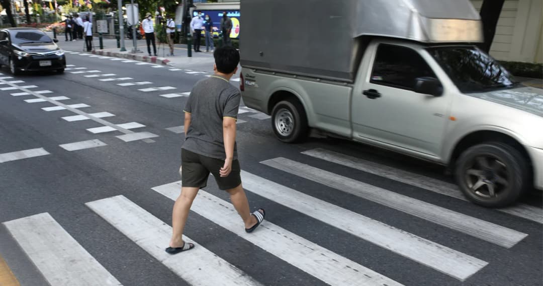 ตร.คาด เดือน ก.ค. 65 เพิ่มโทษฝ่าฝืนทางม้าลาย จากปรับ 1,000 บาท เป็น 4,000 บาท