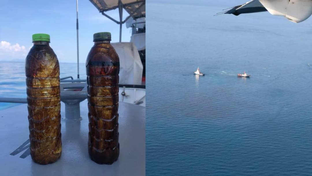 กำจัดแล้ว 80% น้ำมันดิบรั่วกลางทะเลระยอง GISTDA เปิดภาพจากดาวเทียมคราบน้ำมันกระจาย 7,280 ไร่