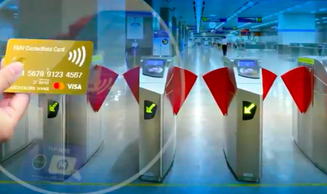 ใช้บัตรเครดิต ขึ้น MRT ได้แล้ว สายสีน้ำเงิน-ม่วง เริ่ม 29 ม.ค. นี้  ไม่เสียเวลาซื้อเหรียญ แตะจ่ายไวกว่าเดิม