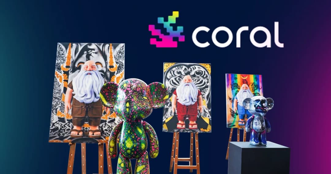 Coral แหล่งซื้อขาย NFT ของ Kasikorn X ดึงกองทัพศิลปินไทยแสดงงาน NFT หนึ่งในนั้นมีงานของ ถวัลย์ ดัชนี ศิลปินแห่งชาติด้วย