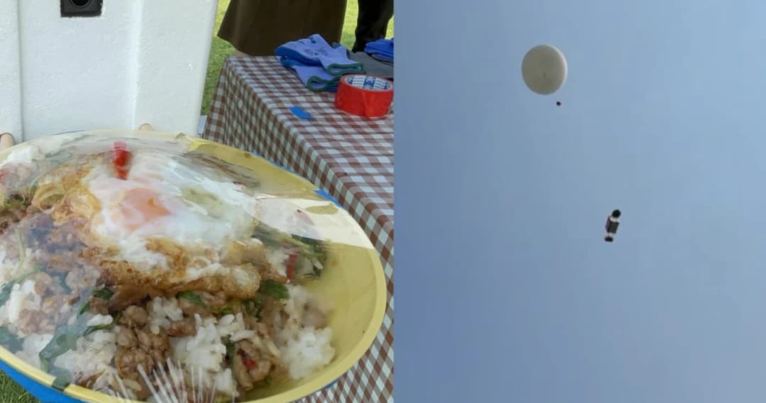 เปิดที่มาที่ไป GISTDA ทดลองส่ง ‘ผัดกะเพรา’ ไปบนชั้นบรรยากาศด้วยบอลลูน