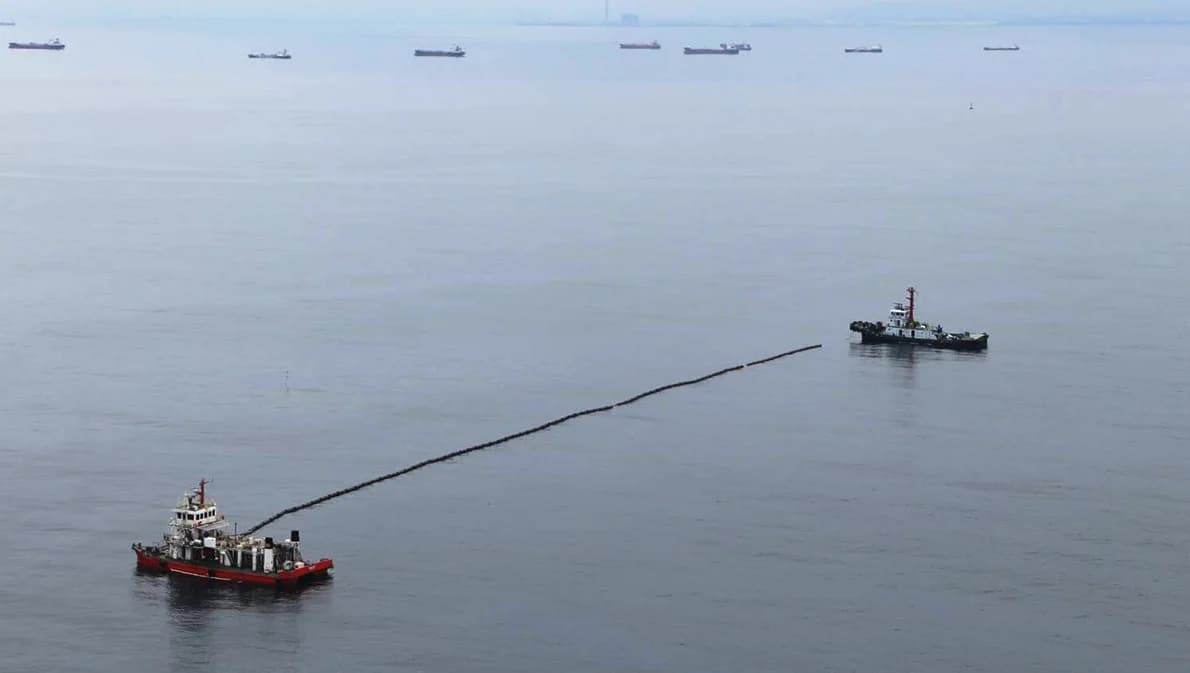 น้ำมันรั่วทะเลระยองซ้ำ SPRC แจ้ง สภ.มาบตาพุดพบท่องส่งน้ำมันดิบใต้ทะเลรั่วจุดที่ 2