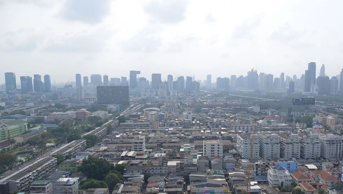 กทม.อากาศแย่ติดอันดับ 6 ของโลก เช้านี้ PM2.5 ฟุ้งเกินค่ามาตรฐาน 45 พื้นที่ คุณภาพอากาศเริ่มมีผลกระทบต่อสุขภาพ