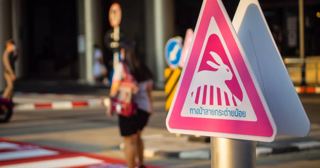 เปิดตัว ‘ทางม้าลายกระต่ายน้อย’ สร้างจิตสำนึกผู้ขับขี่และสร้างกุศลแห่งความดี ‘หมอกระต่าย’