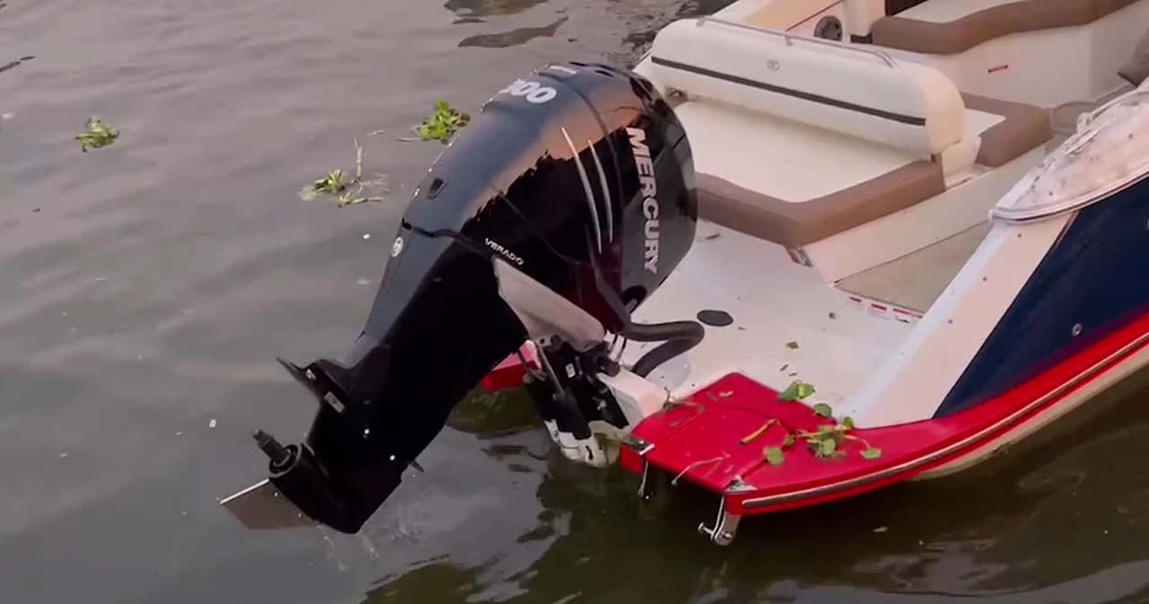 ตร. นำเรือสปีดโบ๊ทลำจริง จำลองเหตุการณ์ คดี ‘แตงโม’ ใบพัดเรือของกลางหลุด