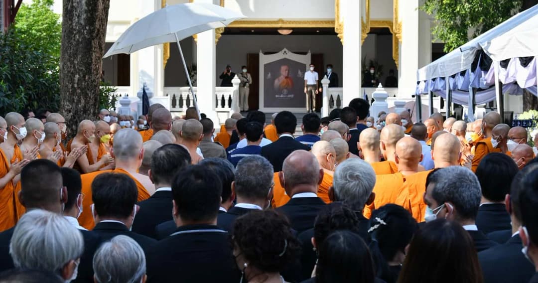 เคลื่อนสรีระสมเด็จพระวันรัต กลับวัดบวรนิเวศวิหาร