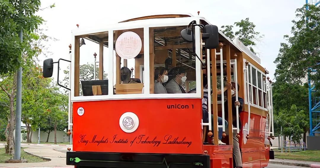รู้จัก UNICON รถโดยสาร EV ฝีมือคนไทย จาก สถาบันเทคโนโลยีพระจอมเกล้าเจ้าคุณทหารลาดกระบัง (สจล.)