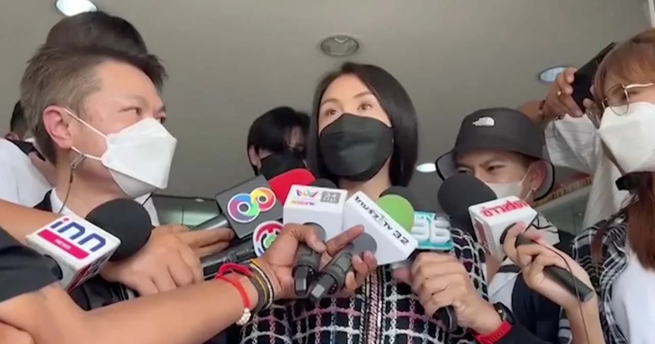 ‘แซน’ เข้ารายงานตัวครั้งแรกคดี ‘แตงโม’ เผยดีใจคดีใกล้จบเพราะรู้สึกเหนื่อย