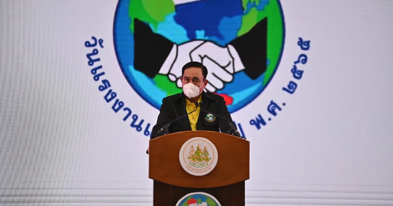 นายกฯ เปิดงานวันแรงงานแห่งชาติ ปี65 รัฐไม่เคยทอดทิ้ง ขอบคุณผู้ใช้แรงงานพาประเทศยั่งยืน