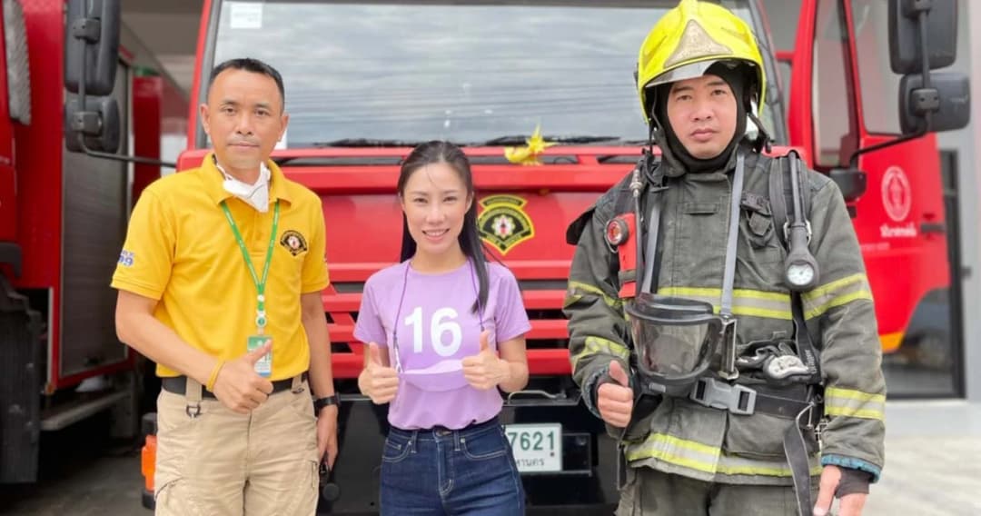 ‘ศศิกานต์’ ชูนโยบายผลักดันให้มีสถานีดับเพลิงทั่วกทม. ดูแลสวัสดิการเหล่าฮีโร่ผจญเพลิง