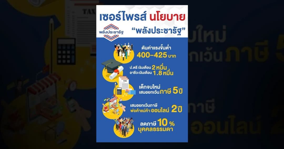 สรุป ‘เซอร์ไพรส์นโยบาย’ เปิดเหตุผลจากคน ‘พลังประชารัฐ’ ทำไมถึงลบ