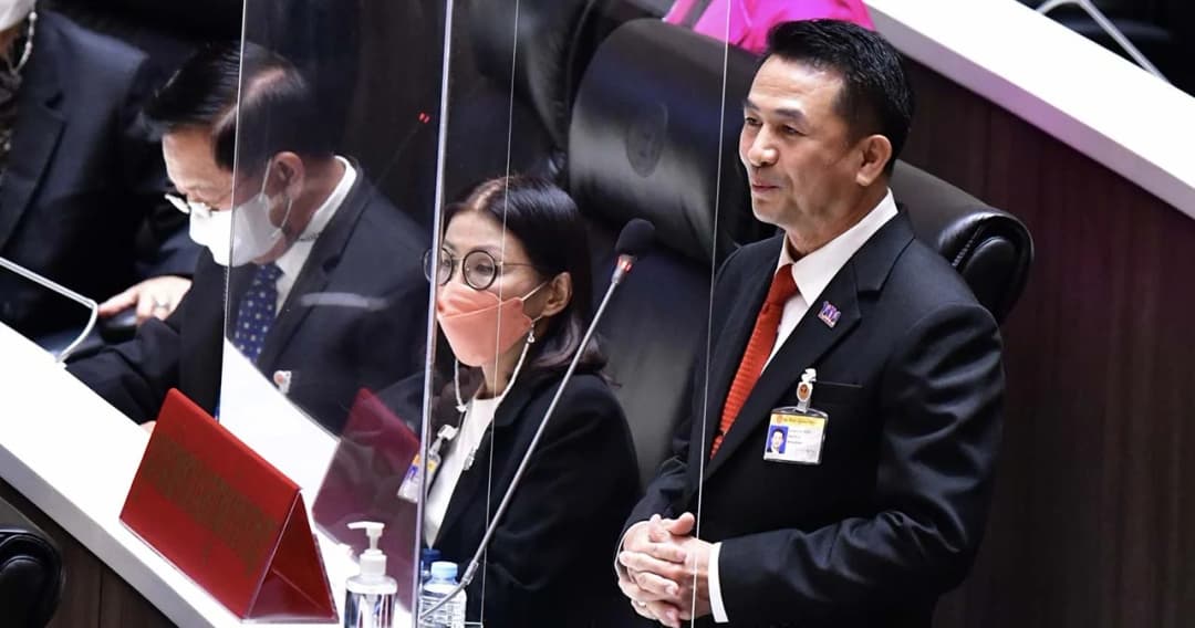 ผู้นำฝ่ายค้าน ยืนยันไม่รับร่าง พ.ร.บ.งบประมาณฯ ปี 66 ชี้รัฐบาลบริหารงานล้มเหลว