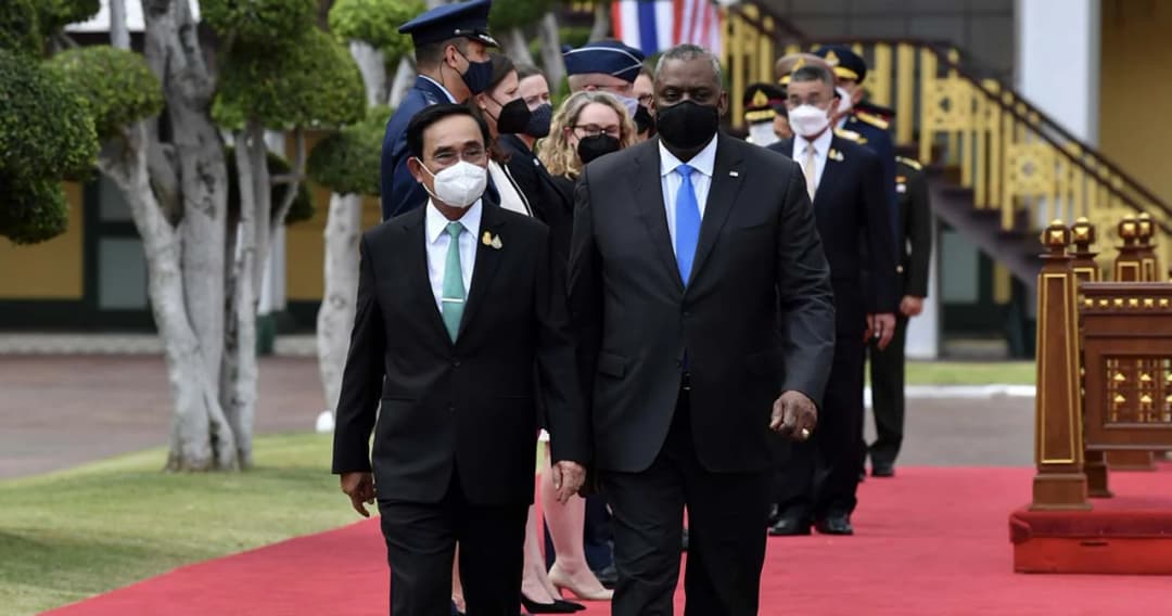 รมว.กลาโหมสหรัฐฯ เยือนไทย ‘จตุพร-ทนายนกเขา’ บุกต้านบันทึกข้อตกลงยุทธศาสตร์อินโดแปซิฟิกร่วมกับสหรัฐฯ