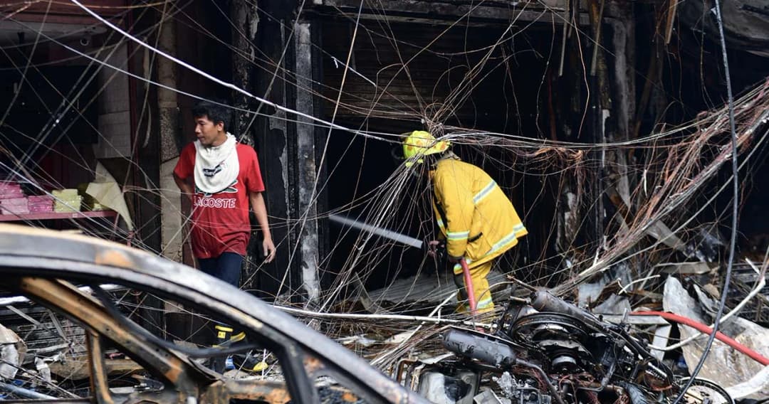 ตร.แจงคืบหน้าไฟไหม้สำเพ็ง ยังไม่ตัดทุกประเด็นสาเหตุเพลิงไหม้รอตรวจสอบละเอียด