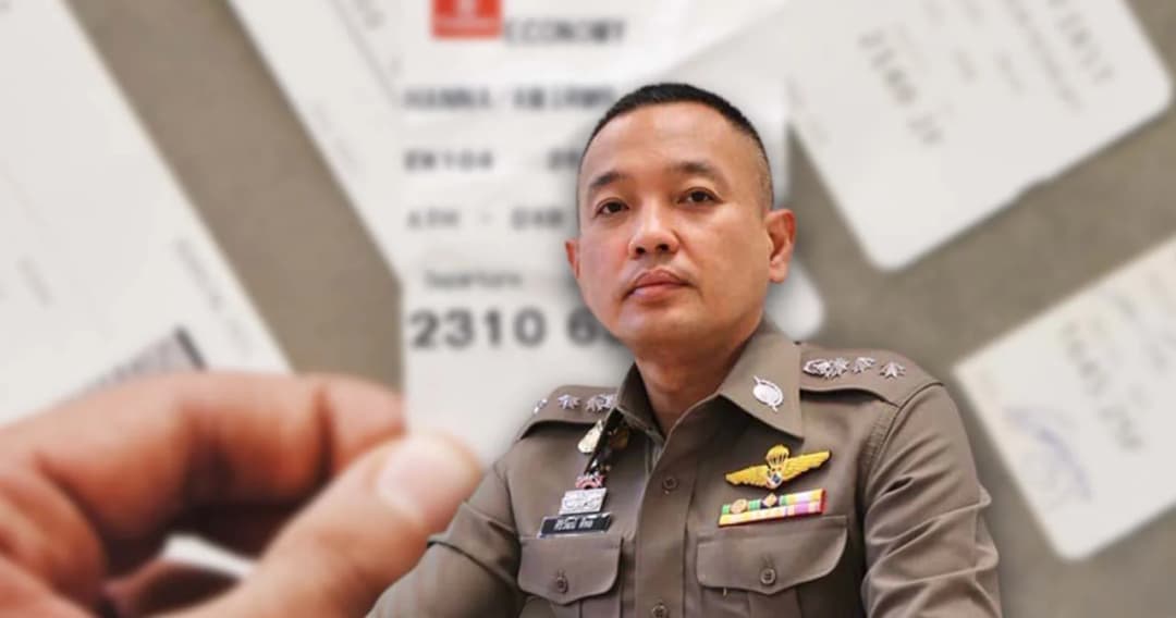 ตร. เตือนไปท่องเที่ยว อย่าโพสต์รูปตั๋วเครื่องบินเพราะมีข้อมูลส่วนตัวเสี่ยงโดนมิจฉาชีพดึงข้อมูล