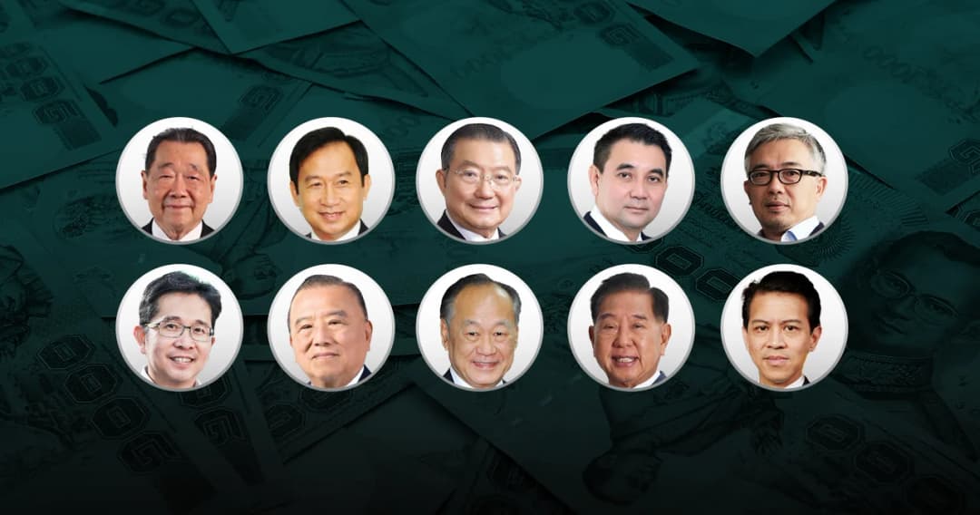 10 อันดับ มหาเศรษฐีรวยสุดในไทยปี 2022