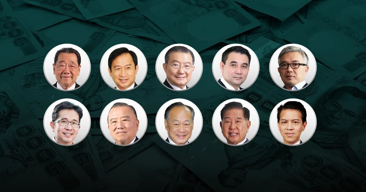10 อันดับ มหาเศรษฐีรวยสุดในไทยปี 2022