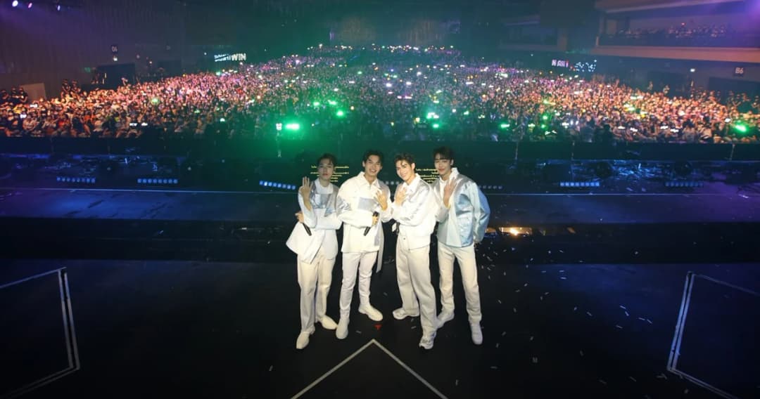 บรรยากาศ ‘ไบร์ท-วิน-ดิว-นานิ’ ฟลูฟิลทุกโมเมนต์ใน “SHOOTING STAR CONCERT”   