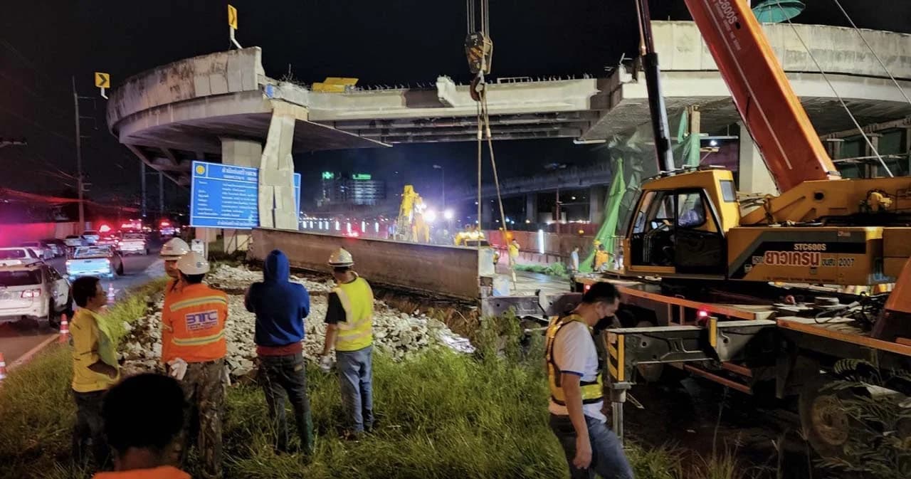 กรมทางหลวง รื้อคานสะพานกลับรถพระราม 2 คืนนี้ คาดเที่ยง 3 ส.ค.ใช้ได้ปกติ