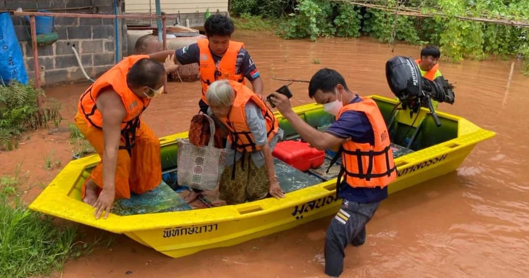 ปภ.รายงาน 7 – 10 ส.ค. ไทยน้ำท่วม 14 จังหวัด คลี่คลายแล้ว 11 จังหวัด ยังเหลืออีก 3 จังหวัด จนท.เร่งช่วยเหลือ