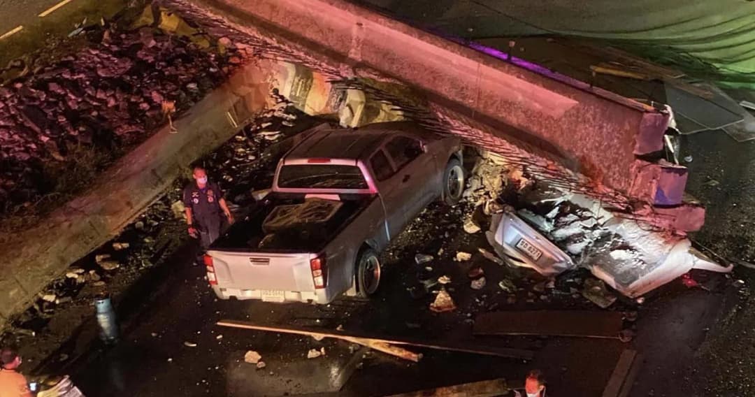 คมนาคม เผยผลสอบคานสะพานกลับรถร่วง ถ.พระราม2 พบปฏิบัติงานผิดพลาดและประมาท