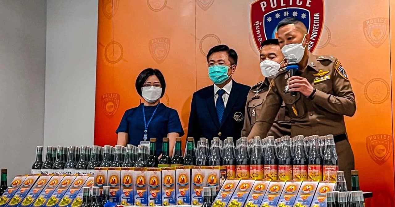 ตำรวจสอบสวนกลาง ร่วม อย. ขยายผลทลายขบวนการผลิตยาน้ำสมุนไพรเถื่อน ผสมสเตียรอยด์ เฟส 3