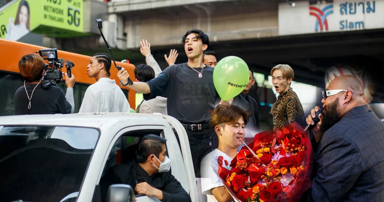 ‘F.HERO’ จัดขบวนรถแห่ต้อนรับ ‘BALLISTIK BOYZ’ และ ‘PSYCHIC FEVER’ ใจกลางสยามฯ