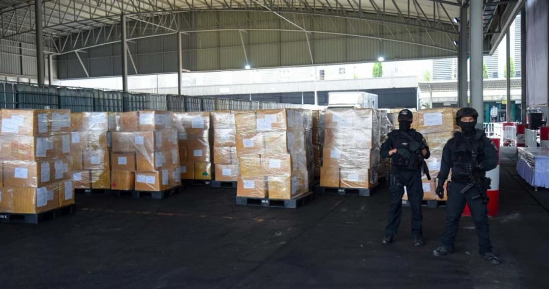 ทำลายแล้วยาเสพติดของกลางกว่า 32 ตัน  มูลค่ากว่า 29,000 ล้านบาท