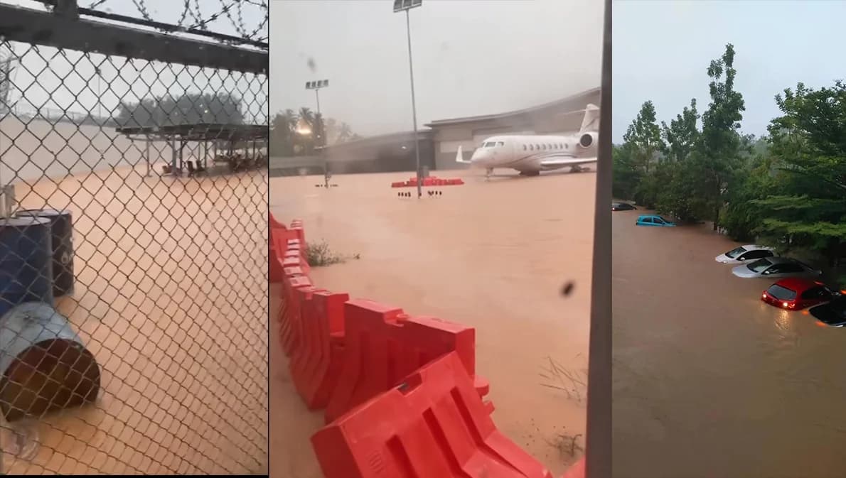 สนามบินภูเก็ตน้ำแห้งกลับสู่ภาวะปกติแล้ว ทำการบินได้ตามปกติ