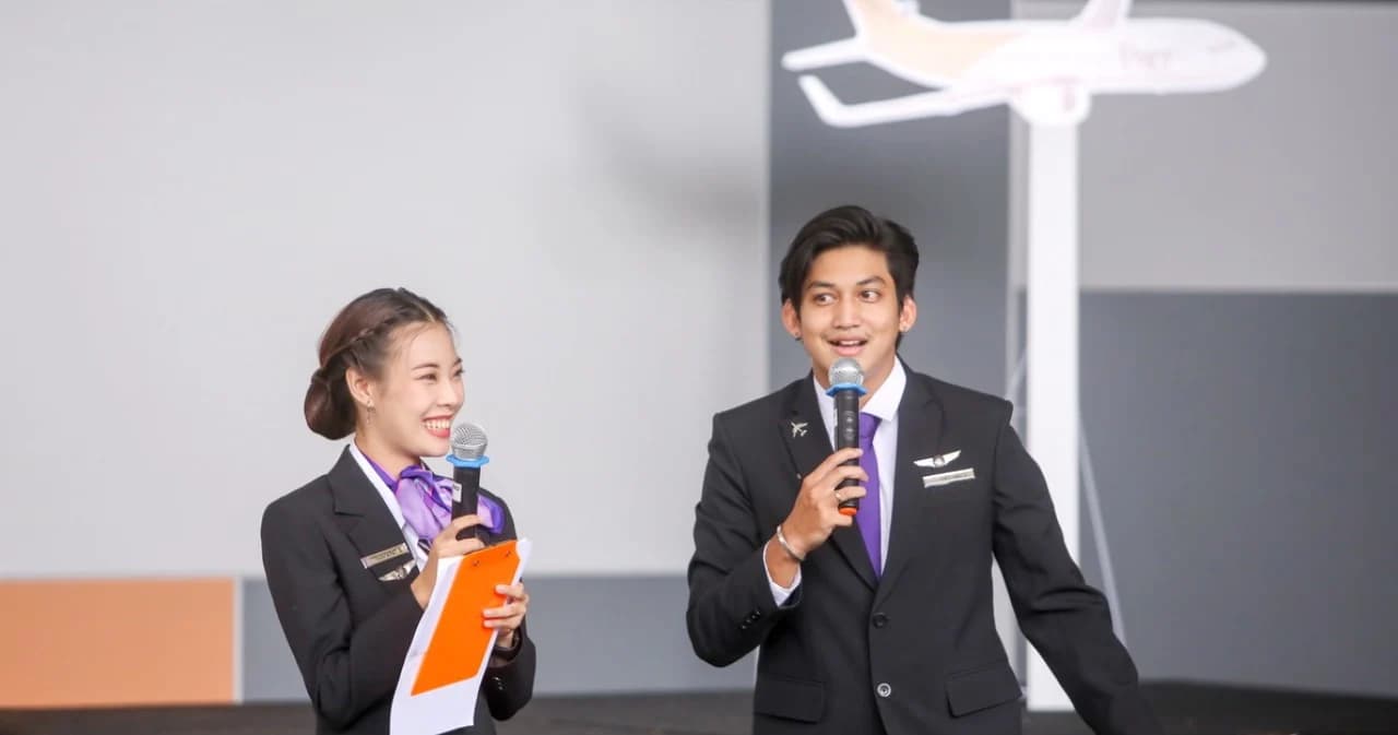 มธบ. จับมือ สายการบิน ‘P80 AIR’ จัดเวทีแนะนำเส้นทางสู่อาชีพการบิน พร้อมรับสมัครนักศึกษาเป็นพนักงานต้อนรับครั้งแรกของไทย